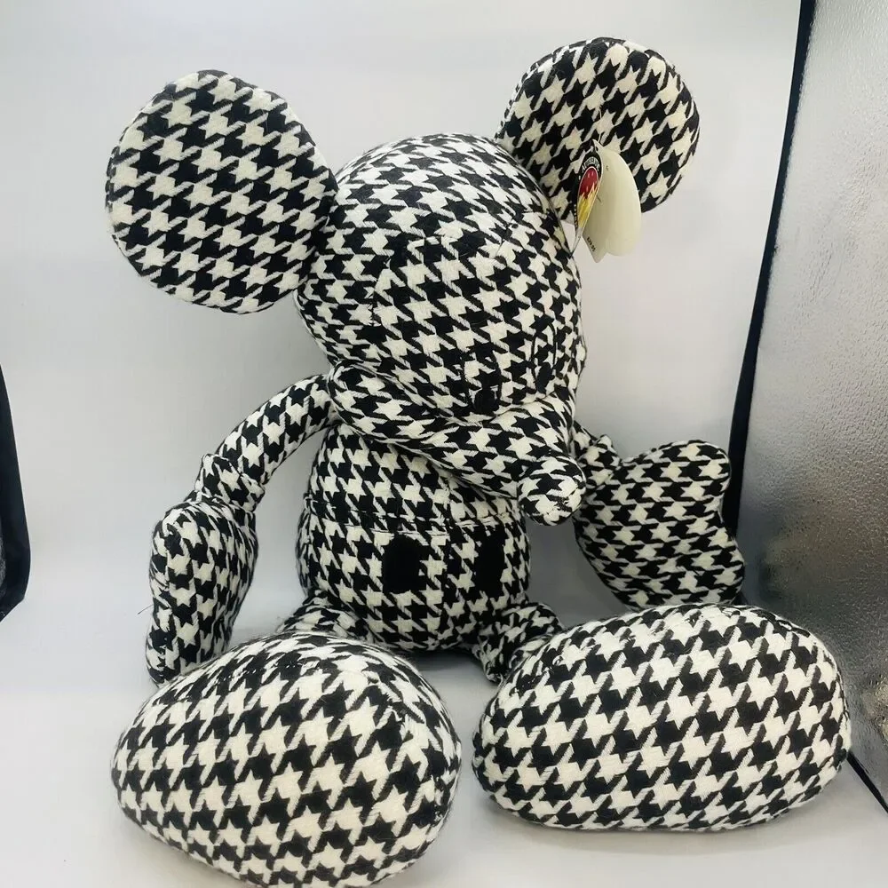 25" Houndstooth Mickey Mouse Disneyland Walt Disney World Authentic w/org tags - Picture 1 of 12